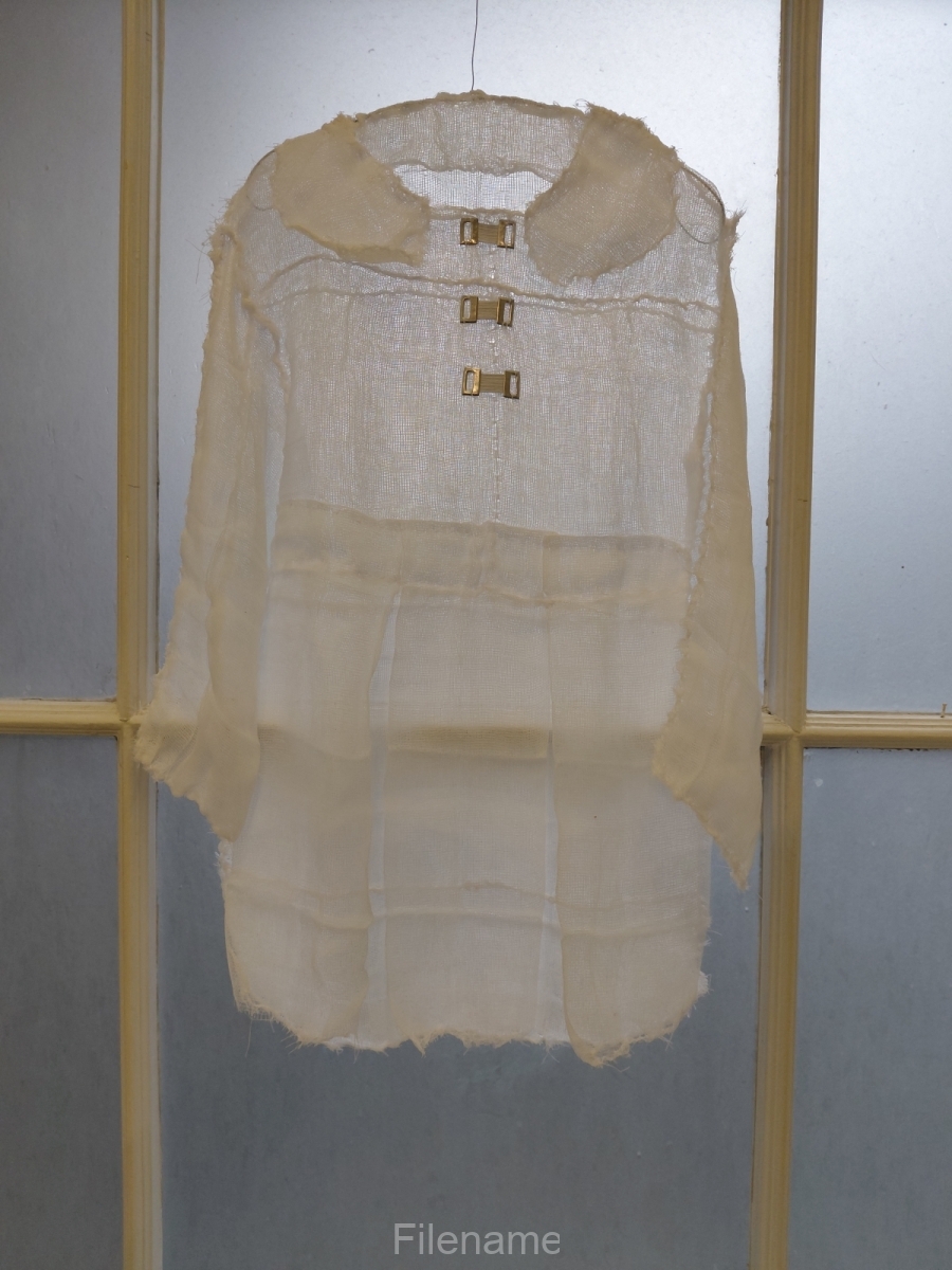 Baby-Armour-I-close-up-70x40cm-Medical-gauze-and-thread-2026