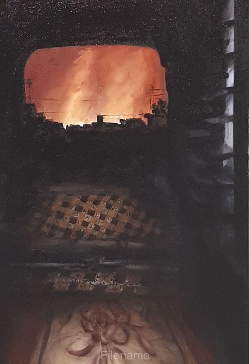 Blood-Red-Sky-60x30cm-oil-on-canvas